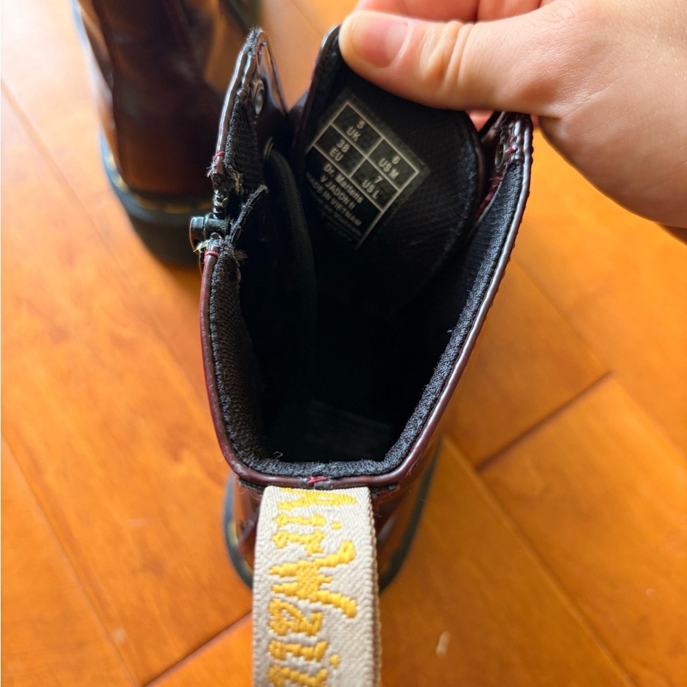 Dr. Martens Black Combat Boots - Picture 5 of 5